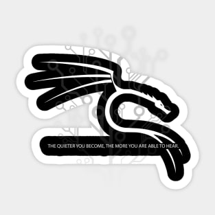 Kali Linux Backtrack with slogan Sticker